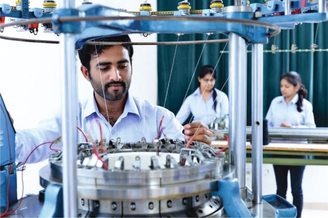 textile engineering course in india